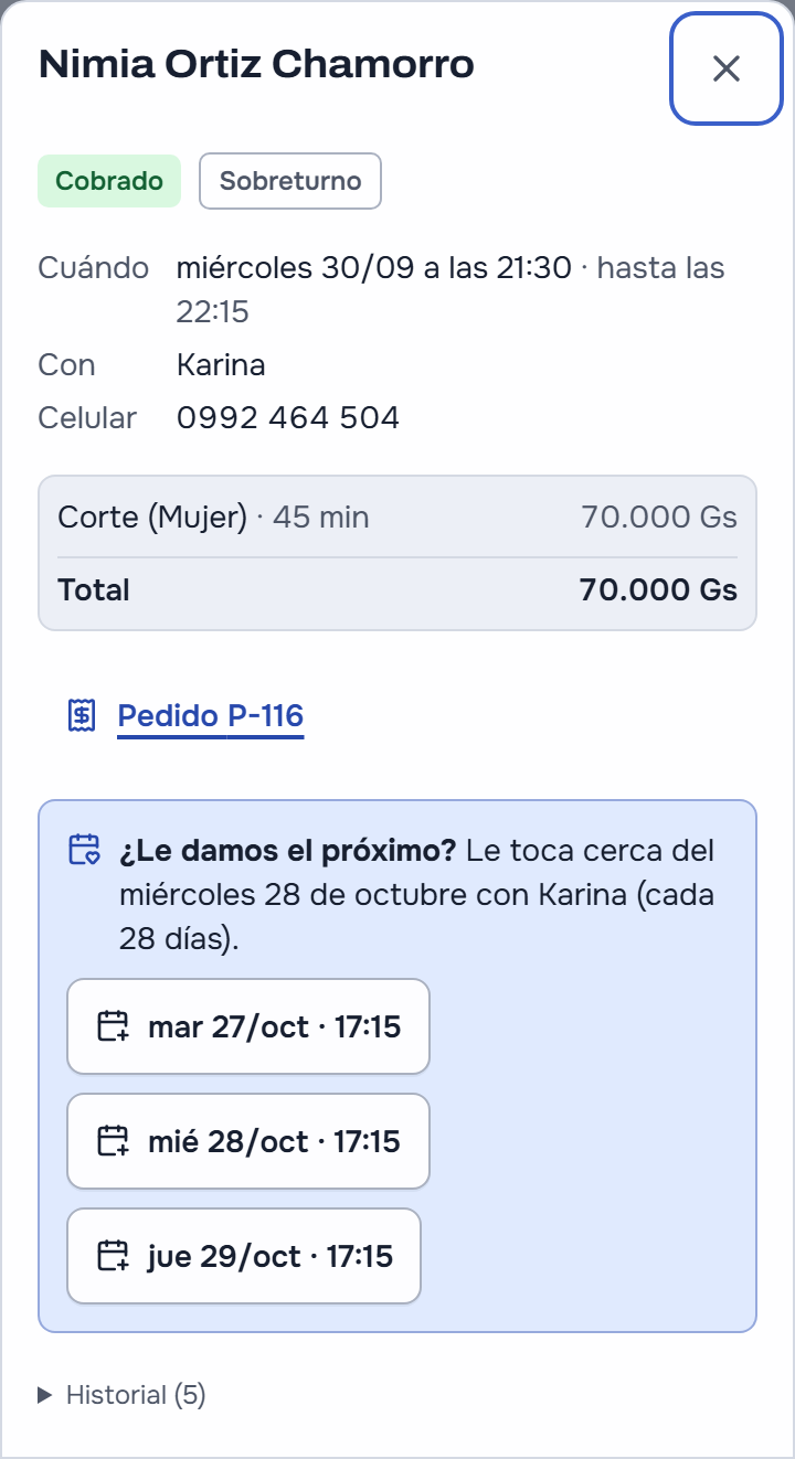 El próximo turno en la agenda